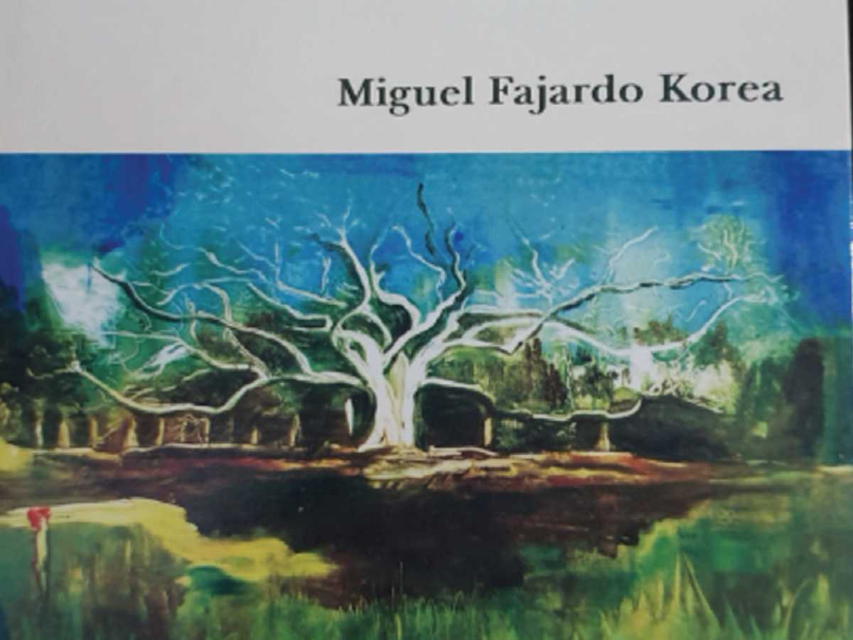 Portada “Árbol padre”, de la artista Karen Clachar. Prólogo de Marco Tulio Gardela. El volumen recoge 32 poemas dedicados a diversos temas esenciales de Guanacaste.