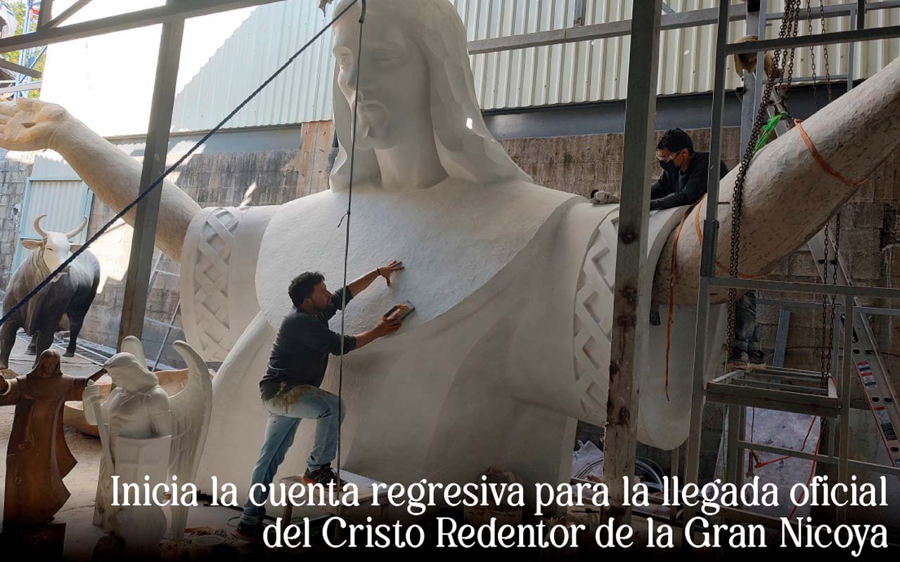 Inicia la cuenta regresiva para la llegada oficial del Cristo Redentor de la Gran Nicoya que se convertirá en un ícono cultural y turístico.alt