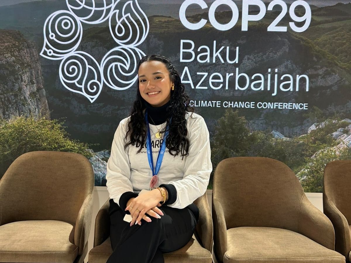 CATURGUA celebra y agradece a Janina Guevara Flores, por representarnos en la COP 29, Bakú, Azerbaiyán, 2024.