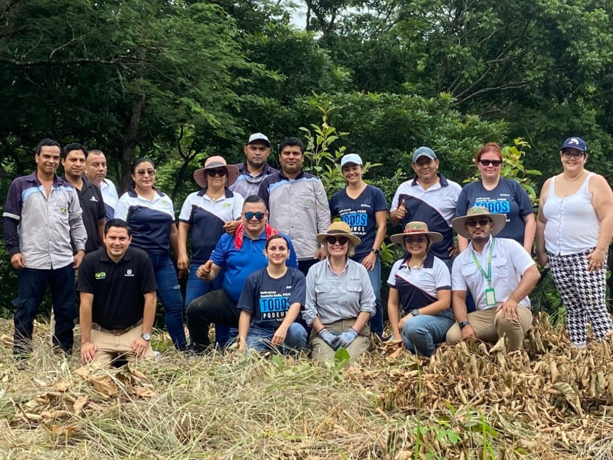 20 voluntarios de Amco y Coopeguanacaste se unen en una iniciativa para reforestar Guanacaste.