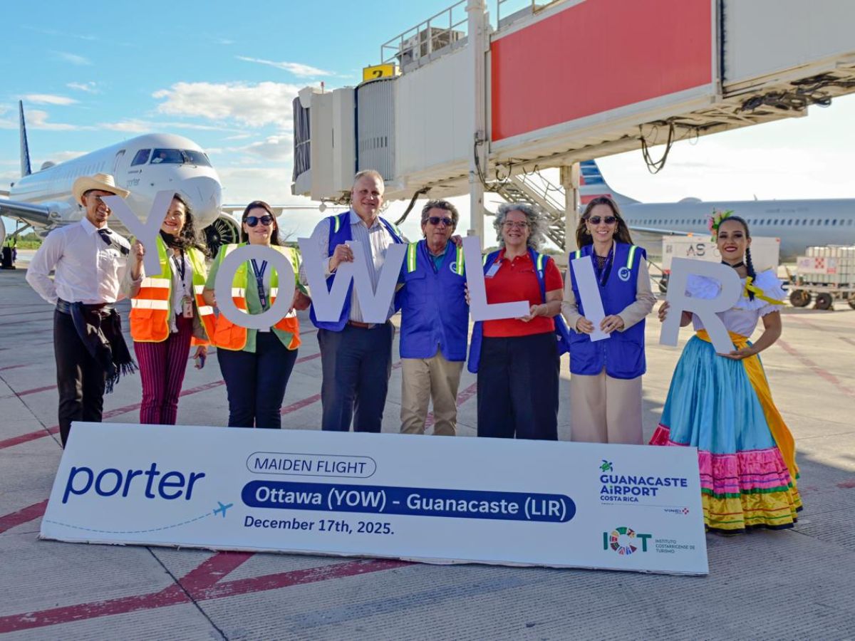 Ottawa-Guanacaste (YOW – LIR) es la primera ruta directa en la historia que conecta Costa Rica con la capital canadiense.