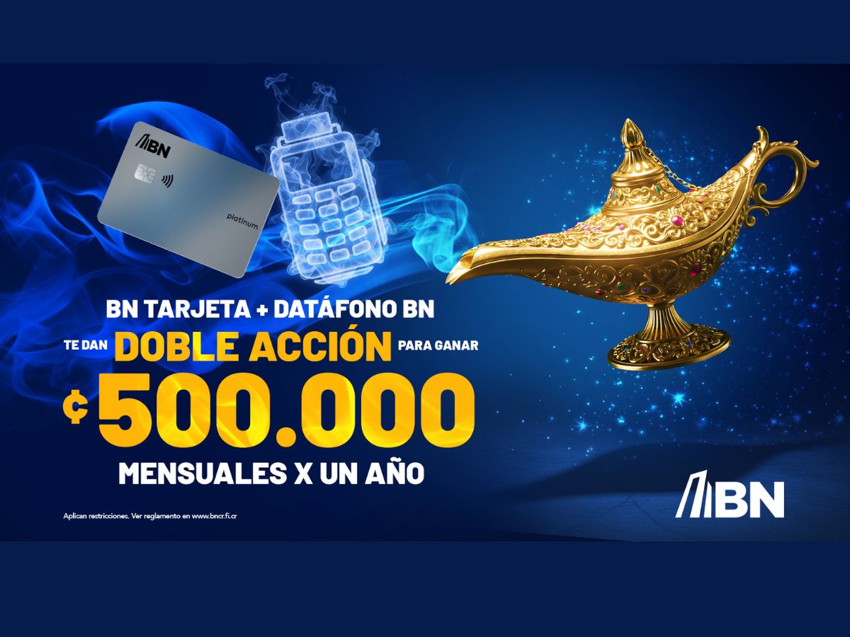 Cada compra realizada con tarjetas del BN equivale a una acción. Si se registra en un datáfono del BN, se acumula doble acción, aumentando las posibilidades de ganar.