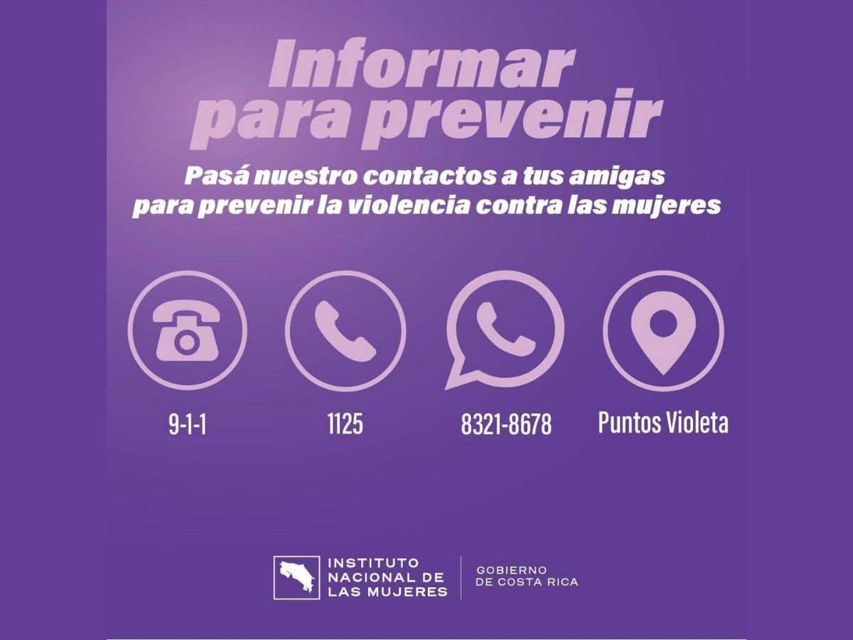 SERVICIO DEL 9-1-1 DEL INAMU FUNCIONA EN HORARIO 24/7