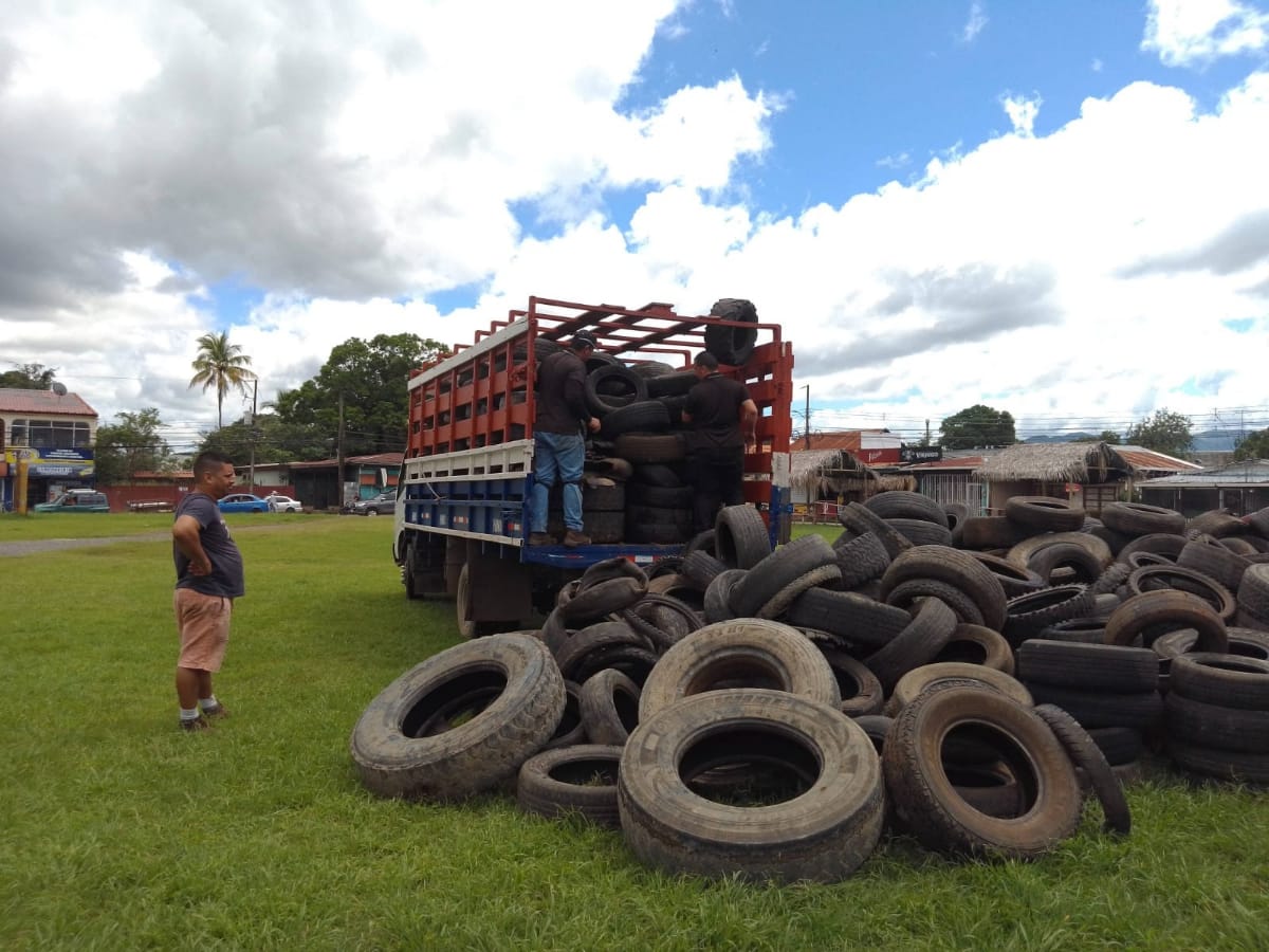 Campañas de recolección de residuos, se llevaron a cabo en las comunidades de Potrero, residencial Chorotega, Sagamat, Lajas, San Martín y Arado