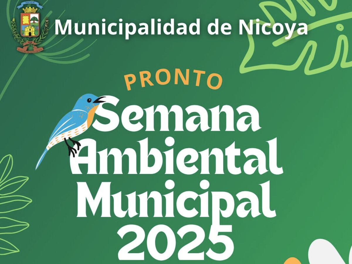Por sexto año consecutivo, la Municipalidad de Nicoya celebrará la Semana Ambiental Municipal, organizada en ocasión del Día Mundial del Ambiente que se celebra cada 05 de junio