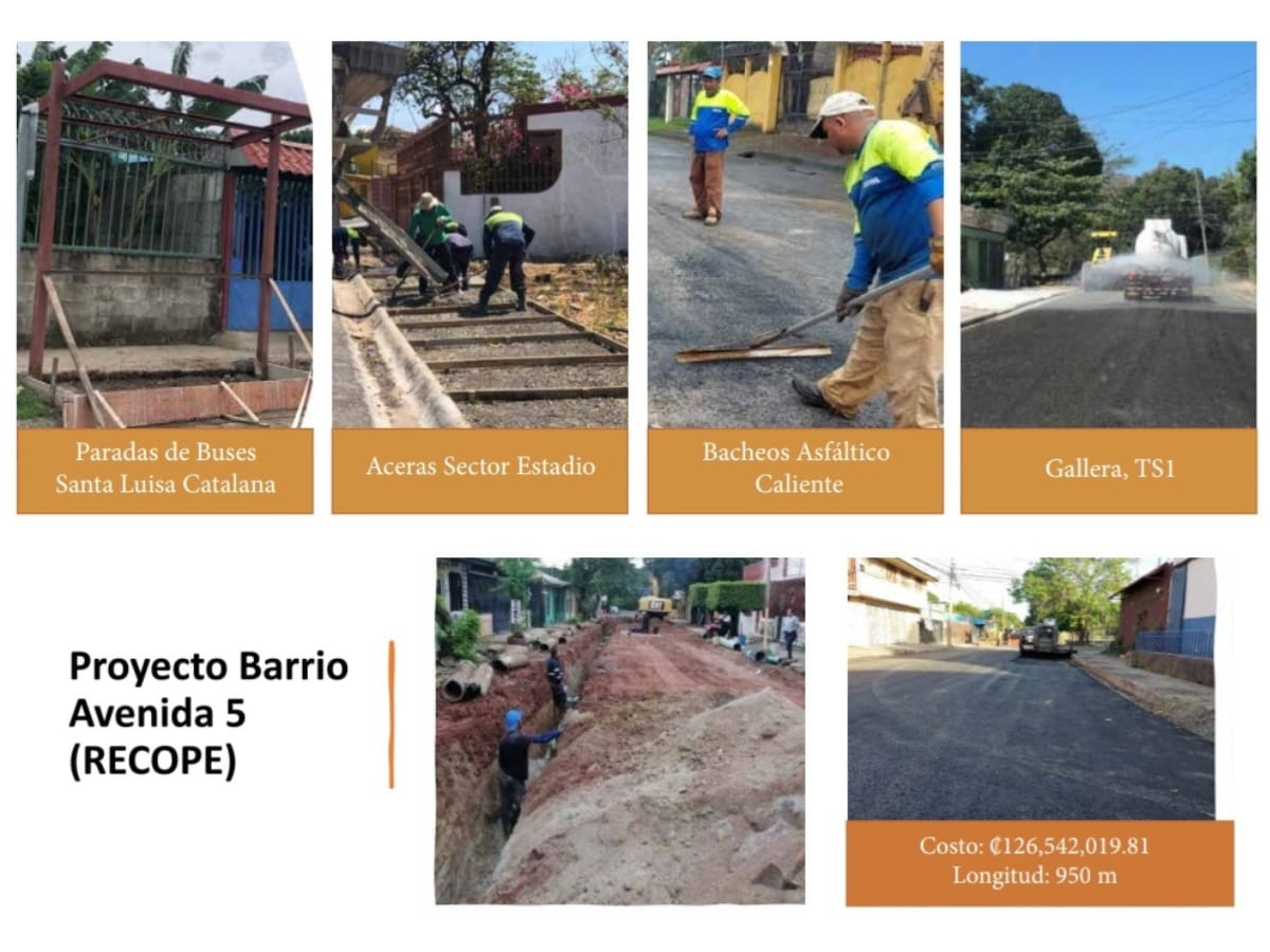 unidad tecnica gestion vial proyecto barrio avenida