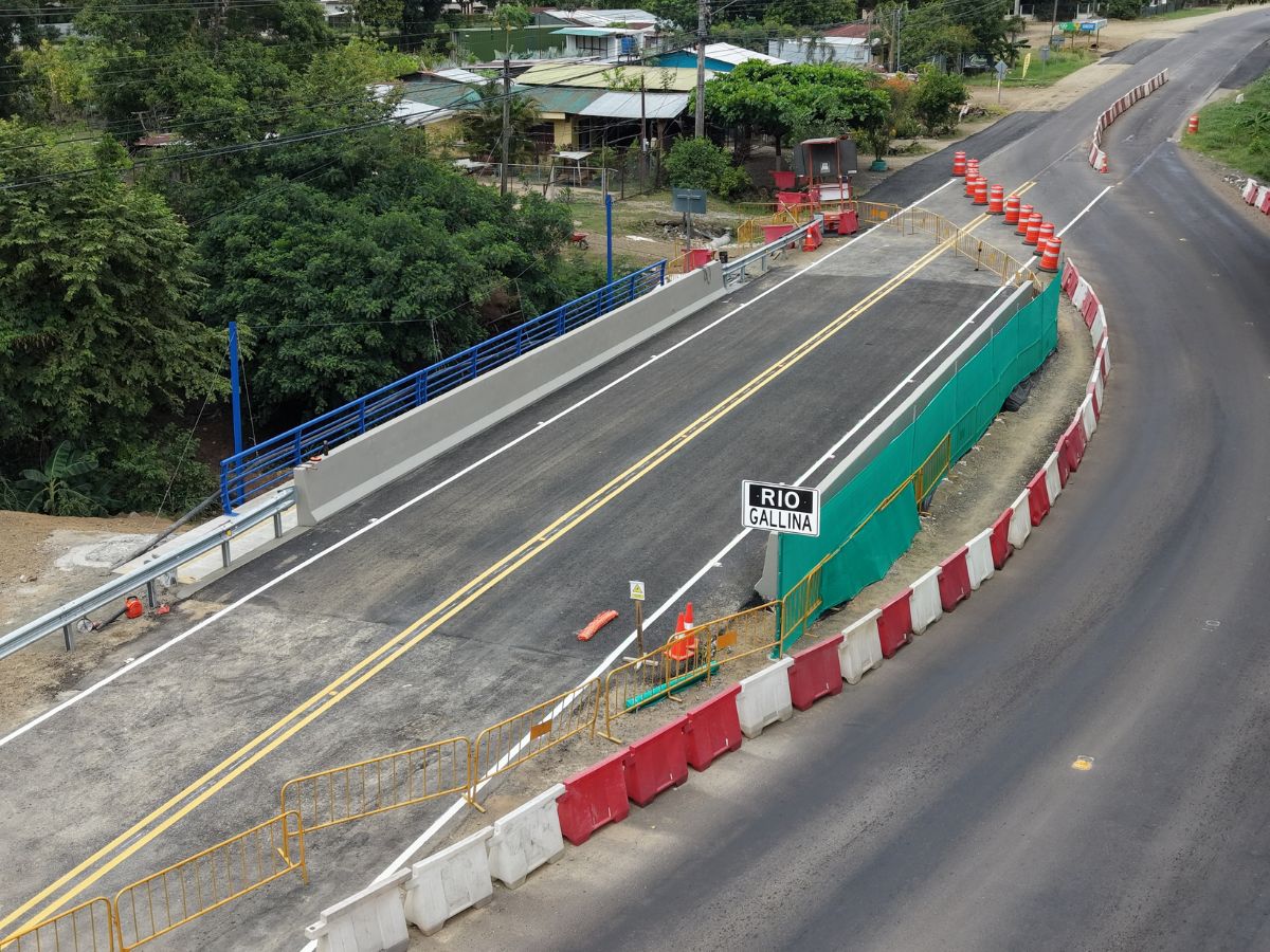 Se trata de las estructuras sobre los ríos Gallina y Carrizal, sobre la RN 21.