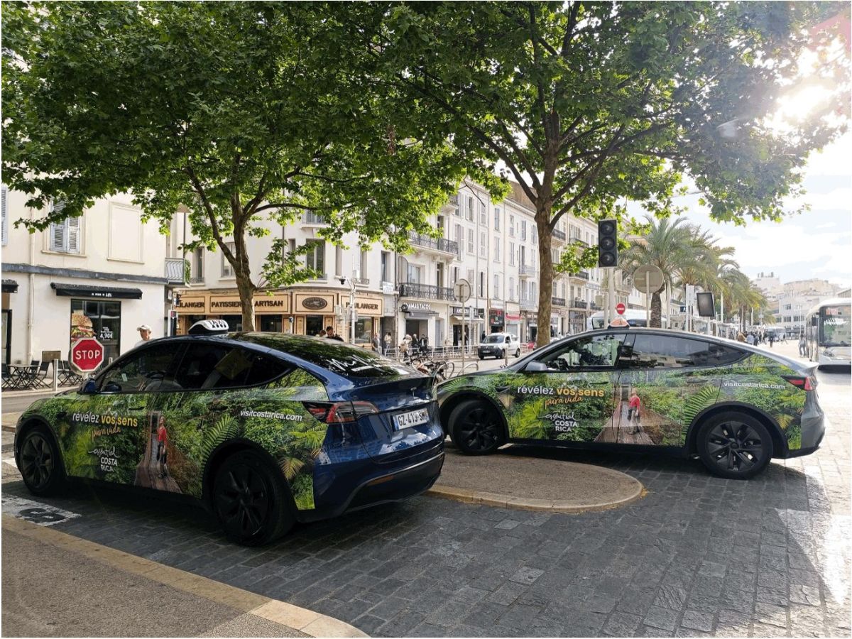 118 taxis eléctricos e híbridos promueven la biodiversidad, naturaleza y atractivos turísticos más llamativos de Costa Rica.
