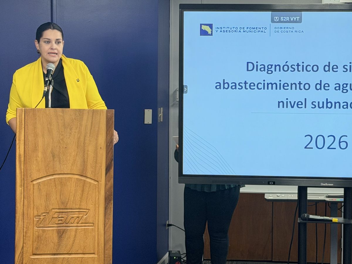 El Instituto de Fomento y Asesoría Municipal (IFAM) presentó el diagnóstico de los sistemas de abastecimiento de agua potable en el nivel subnacional, un instrumento clave para conocer el estado actual de los acueductos municipales y orientar la toma de decisiones en los territorios.