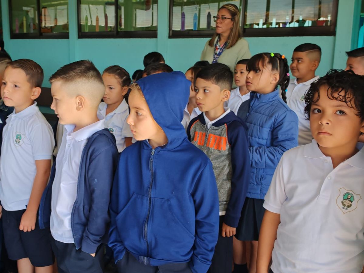 Población estudiantil participó de la actividad.