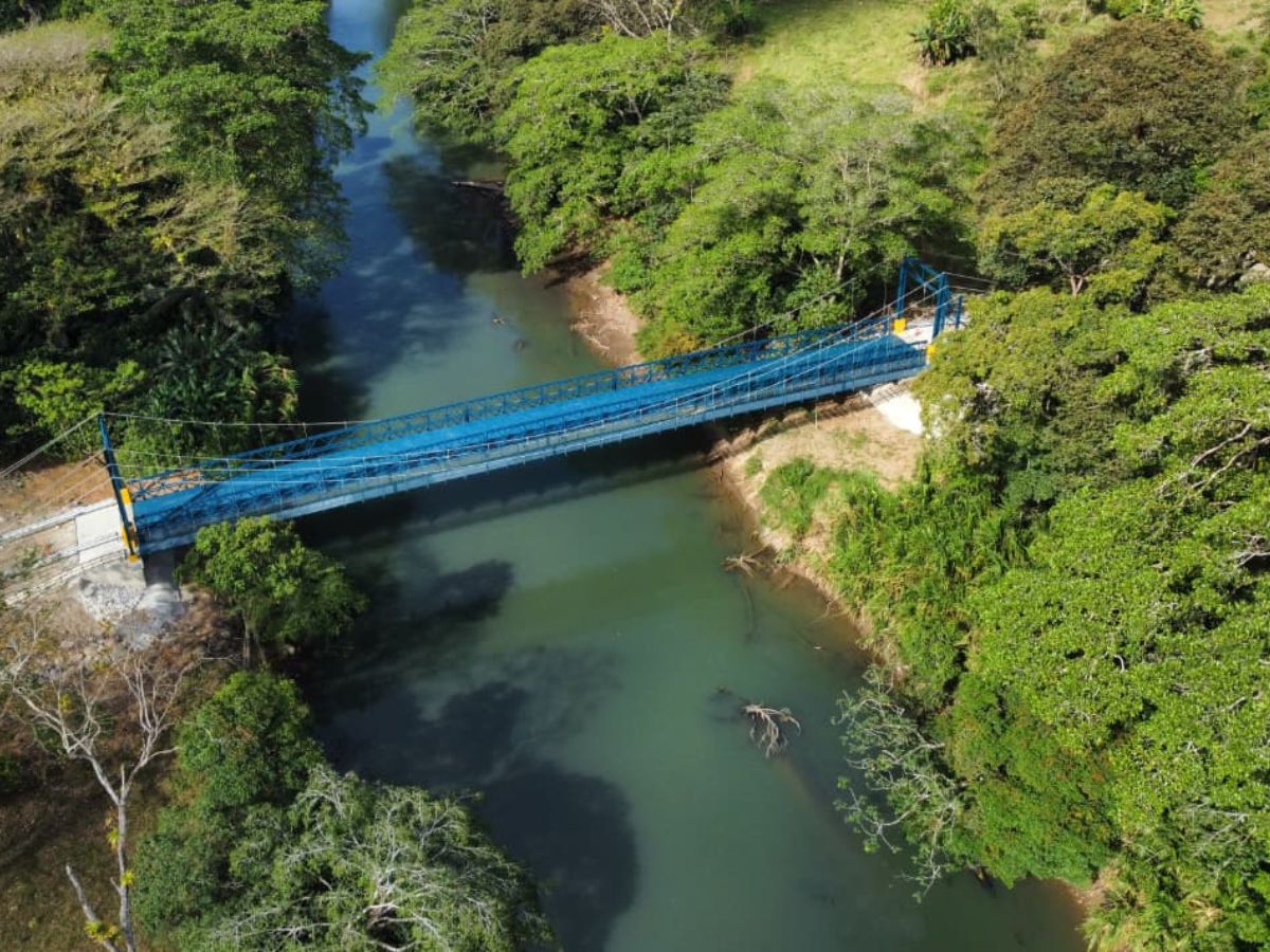 La obra contempla 64 metros de longitud