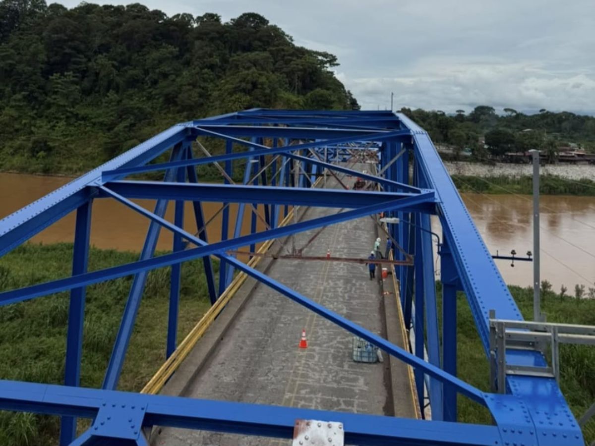 Se completó la primera fase con labores urgentes para garantizar la operación adecuada del puente.
