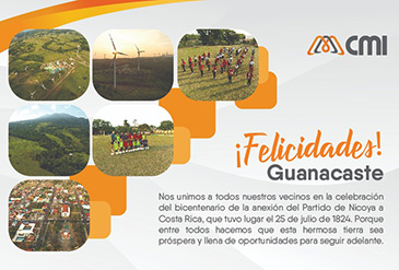 Felicidades Guanacaste de CMI 