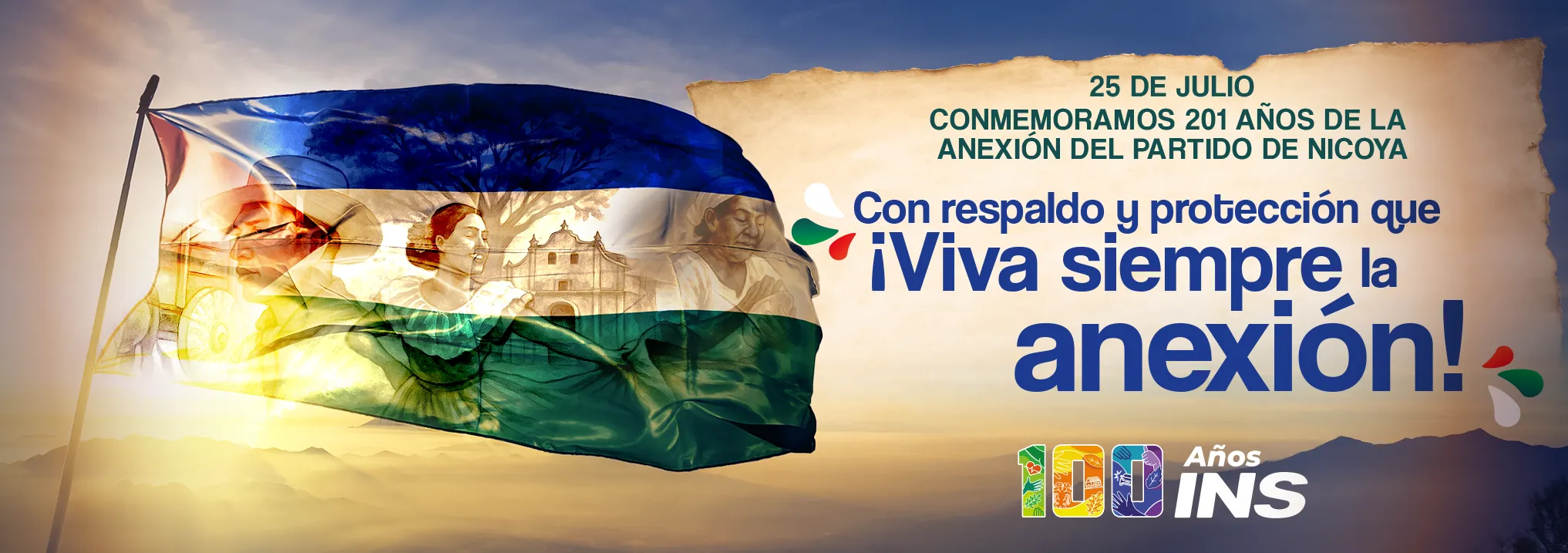 INS conmemora el 201 aniversario de la anexion del Partido de Nicoya