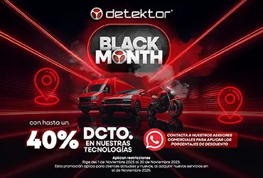 Black Month Detektor gasta el 40% de descuento