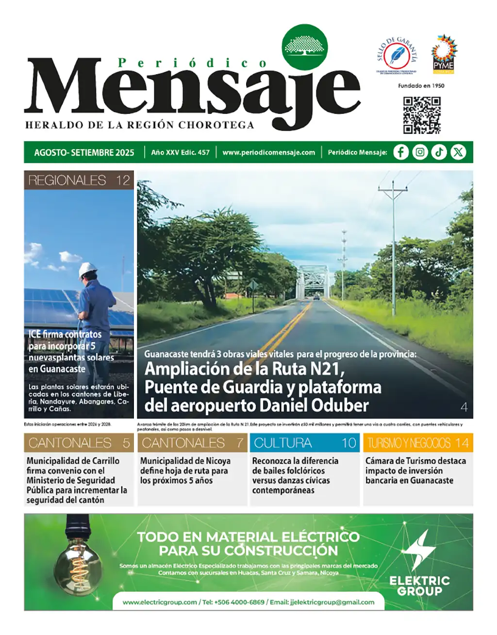 Portada edición digital 457 Agosto 2025