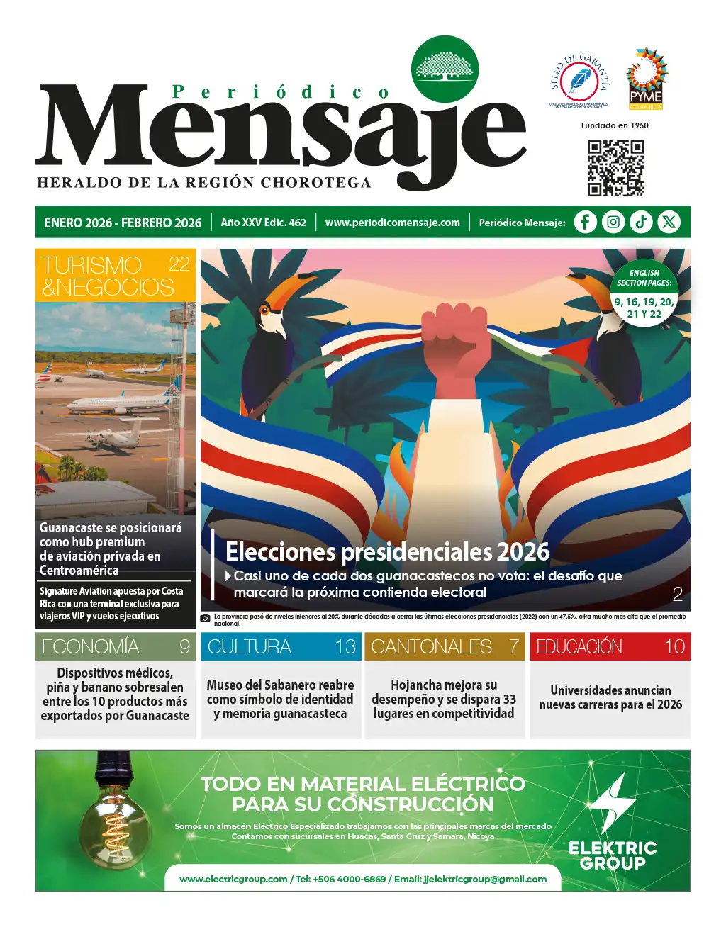 Portada edición digital 462 Enero 2026